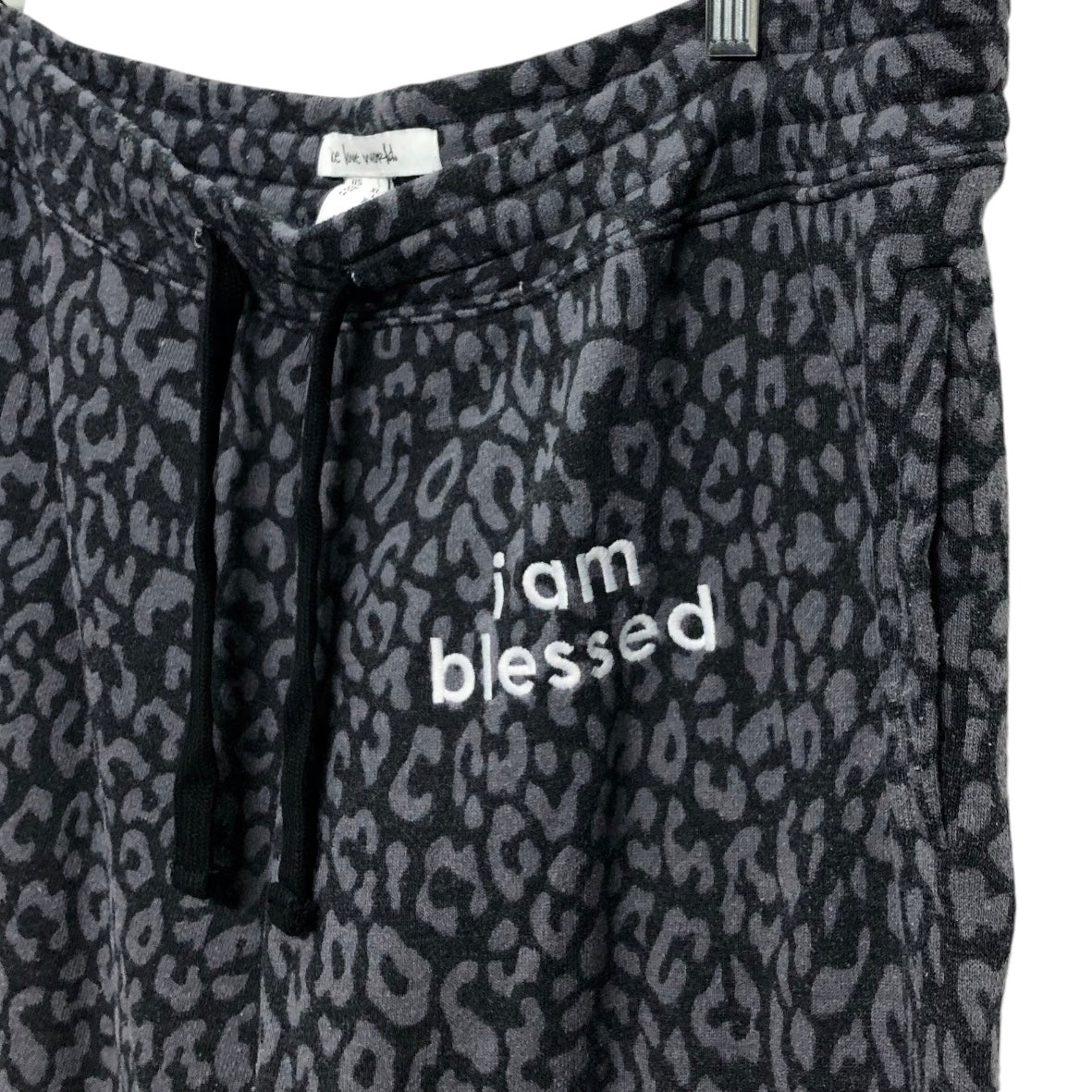 Pants Lounge By Peace Love World In Black & Grey, Size: L