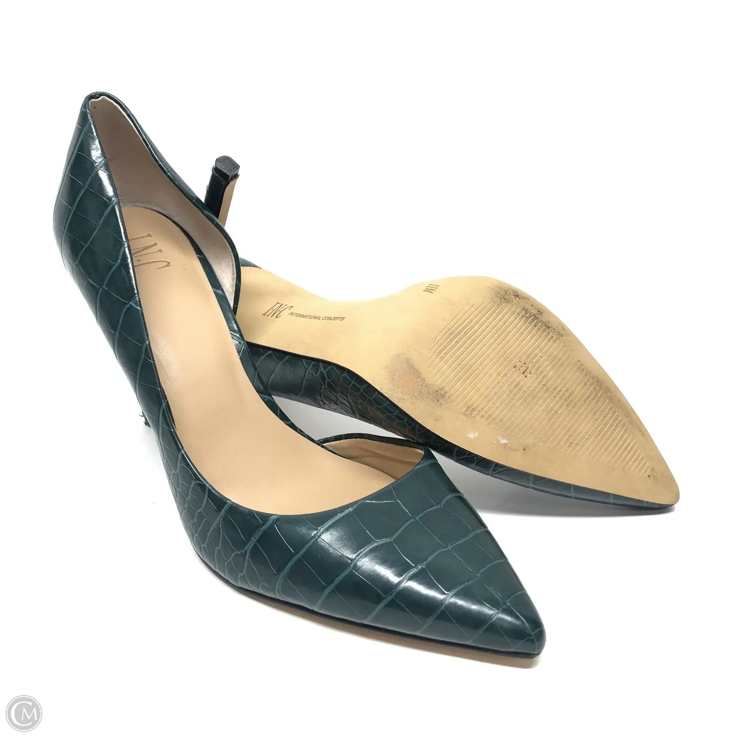 Shoes Heels Stiletto By Inc In Green, Size: 11