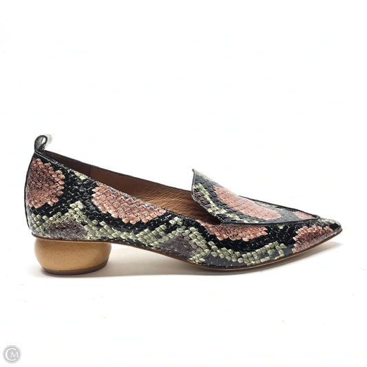 Shoes Heels Block By Jeffery Campbell In Snakeskin Print, Size: 8