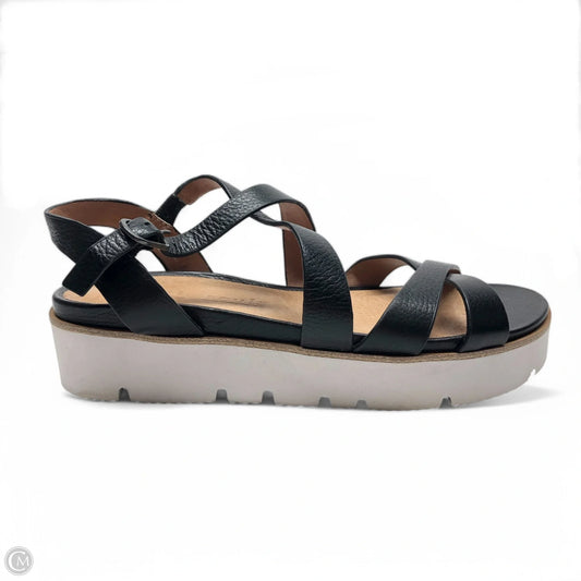 Sandals Flats By Gentle Souls In Black, Size: 6