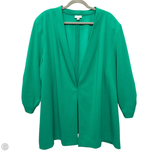 Blazer By Avenue In Green, Size: 2x