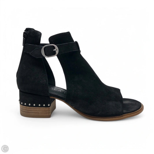 Boots Ankle Heels By Chelsea And Violet In Black, Size: 9.5