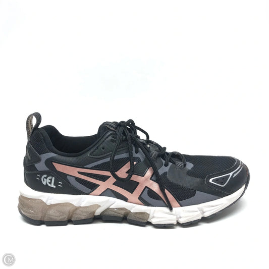 Shoes Athletic By Asics In Black & Grey, Size: 8
