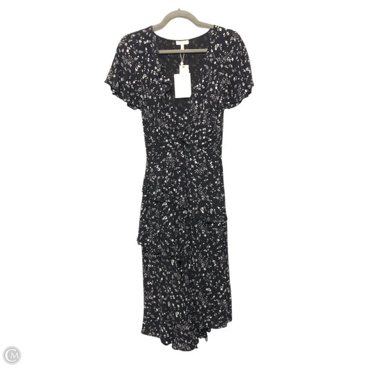 Dress Casual Midi By Joie In Black & White, Size: 4