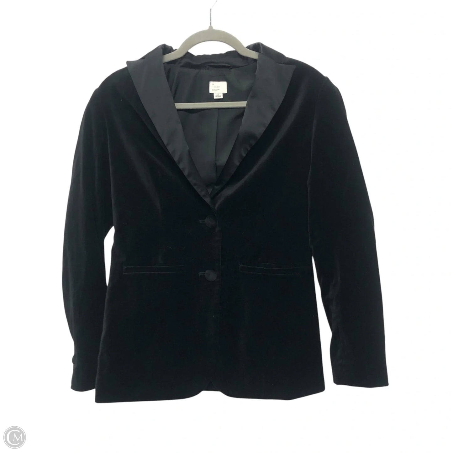 Blazer By A New Day In Black, Size: 2