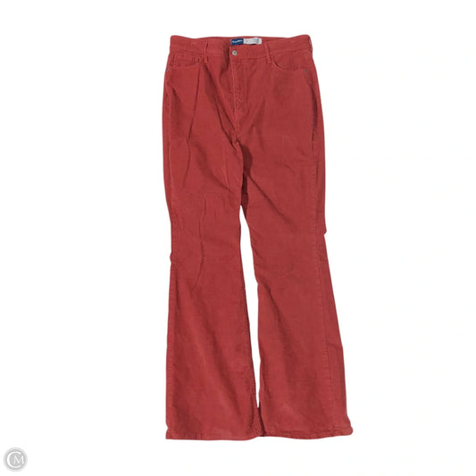 Jeans Flared By Old Navy In Red, Size: 14