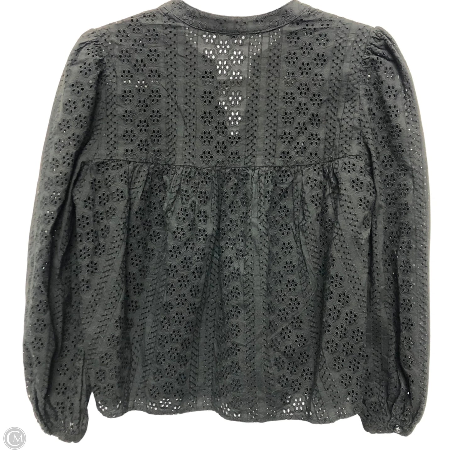 Top Long Sleeve By Madewell In Black, Size: S