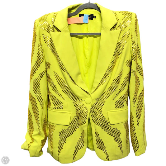 Blazer By Fashion Nova In Chartreuse, Size: M