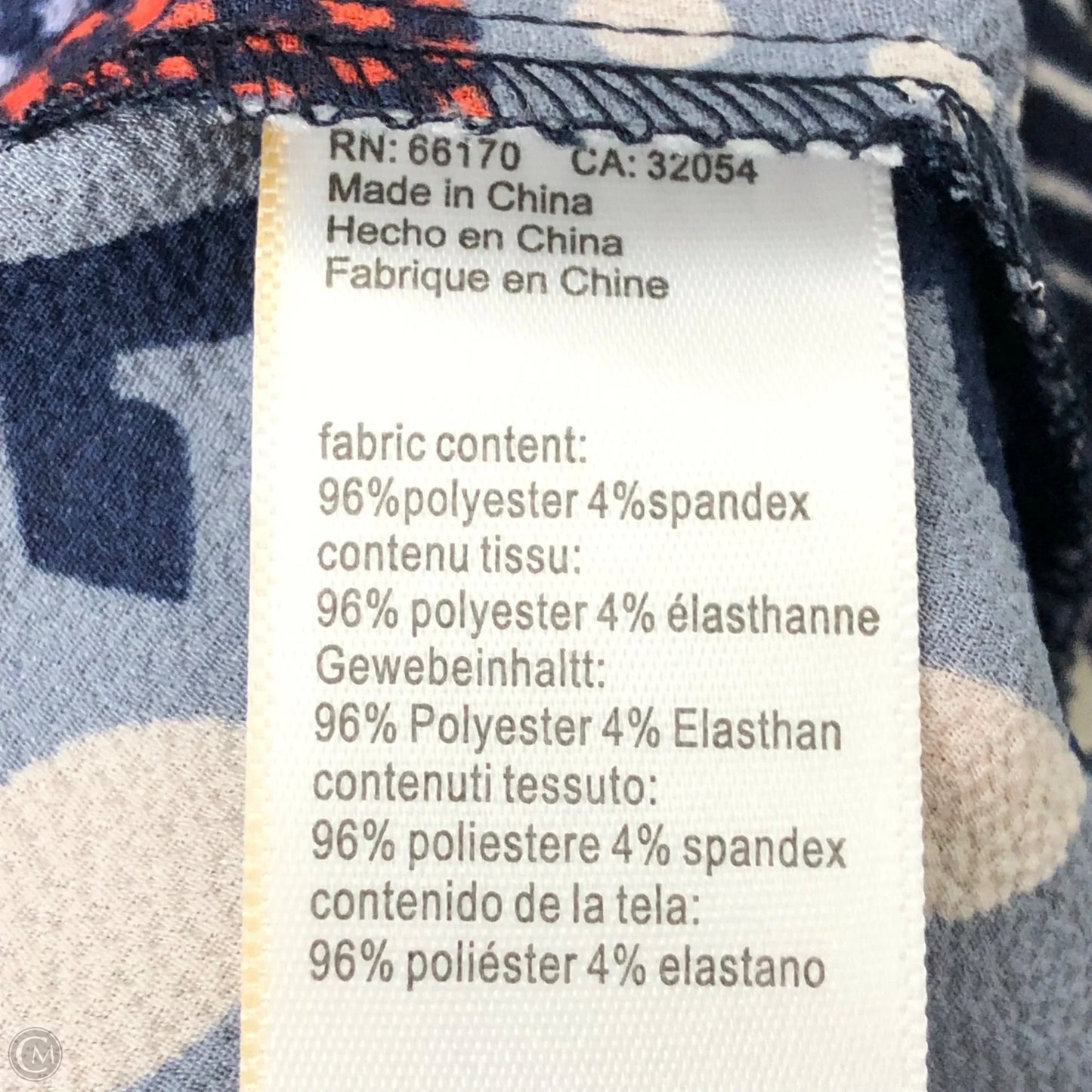 Dress Casual Short By Anthropologie In Blue & Red, Size: Xsp