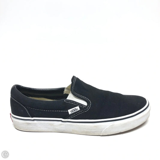 Shoes Flats By Vans In Black, Size: 10.5