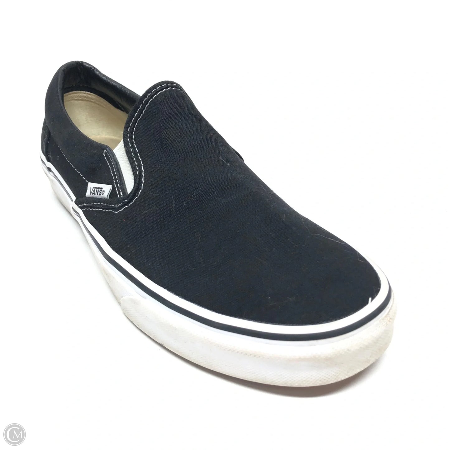 Shoes Flats By Vans In Black, Size: 10.5