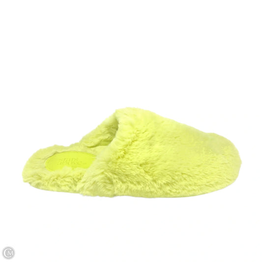 Slippers By Stars Above In Chartreuse