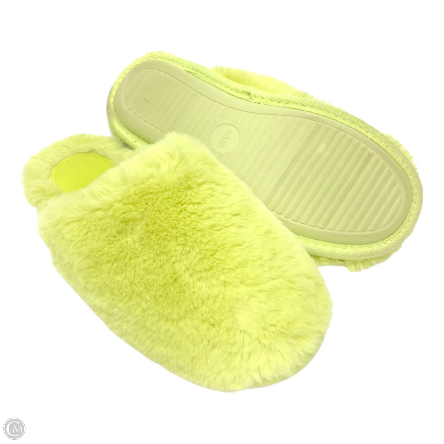 Slippers By Stars Above In Chartreuse