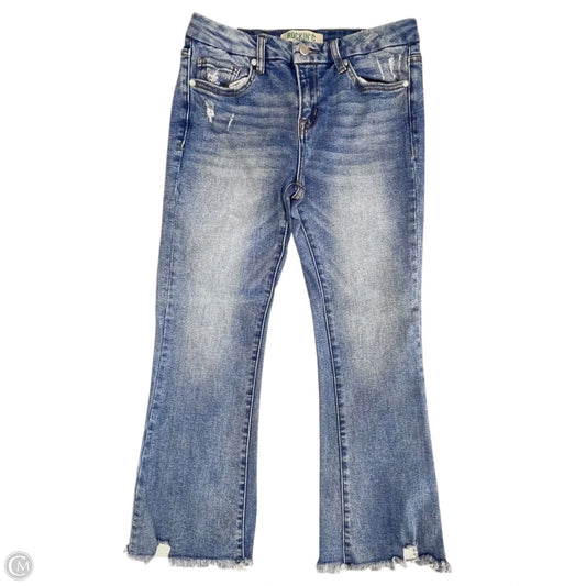 Jeans Boot Cut By Cmc In Blue Denim, Size: 4