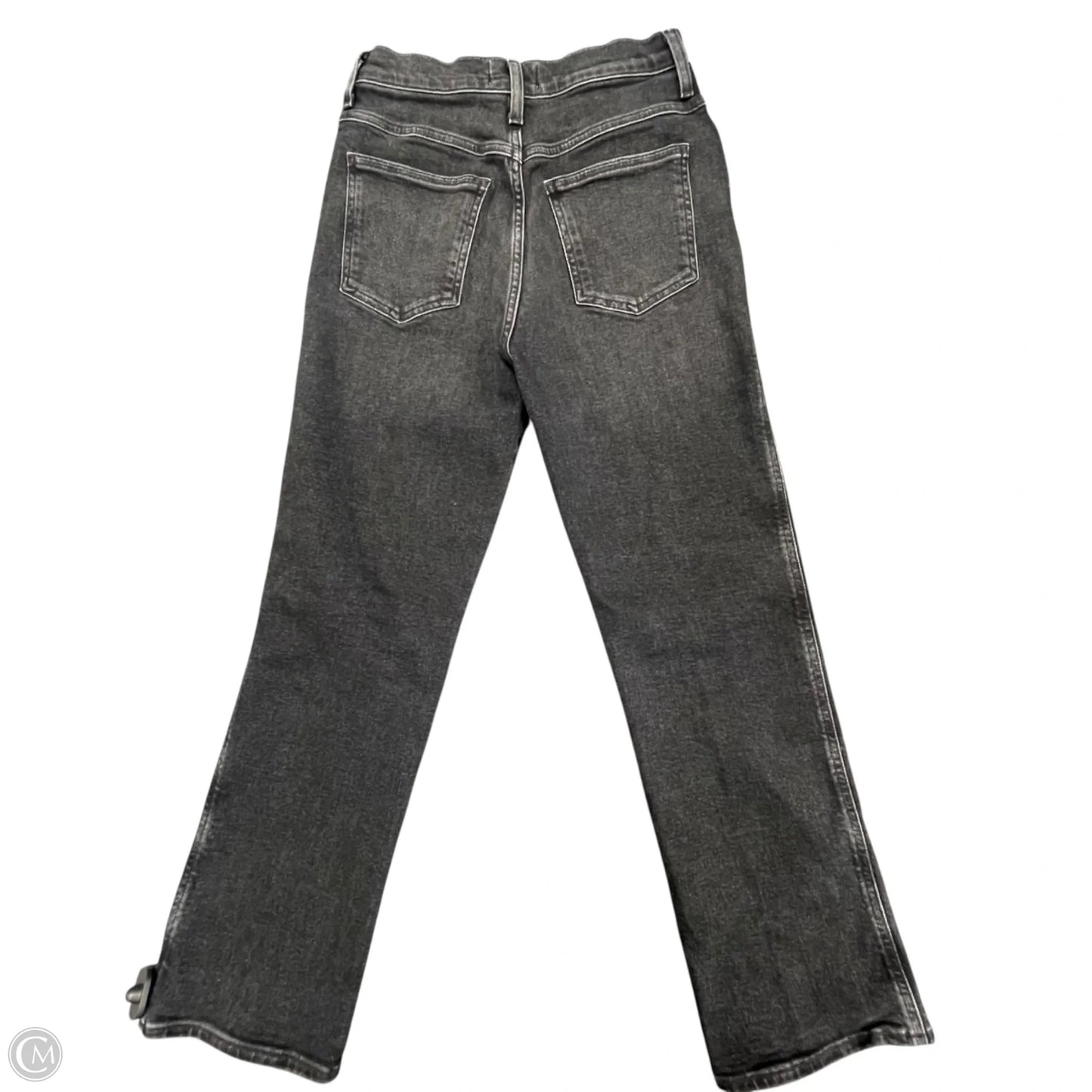 Jeans Straight By Agolde In Black Denim, Size: 6
