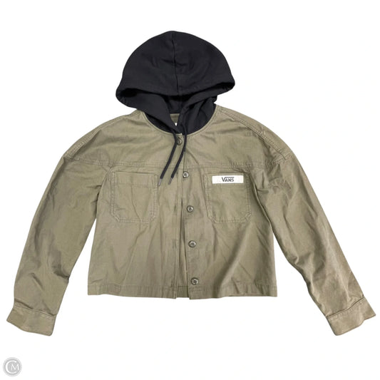 Jacket Utility By Vans In Black & Green, Size: Xs