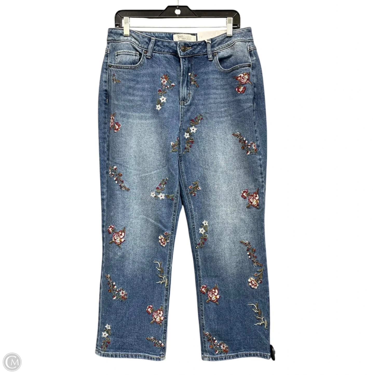 Jeans Straight By Cato In Blue Denim, Size: 14