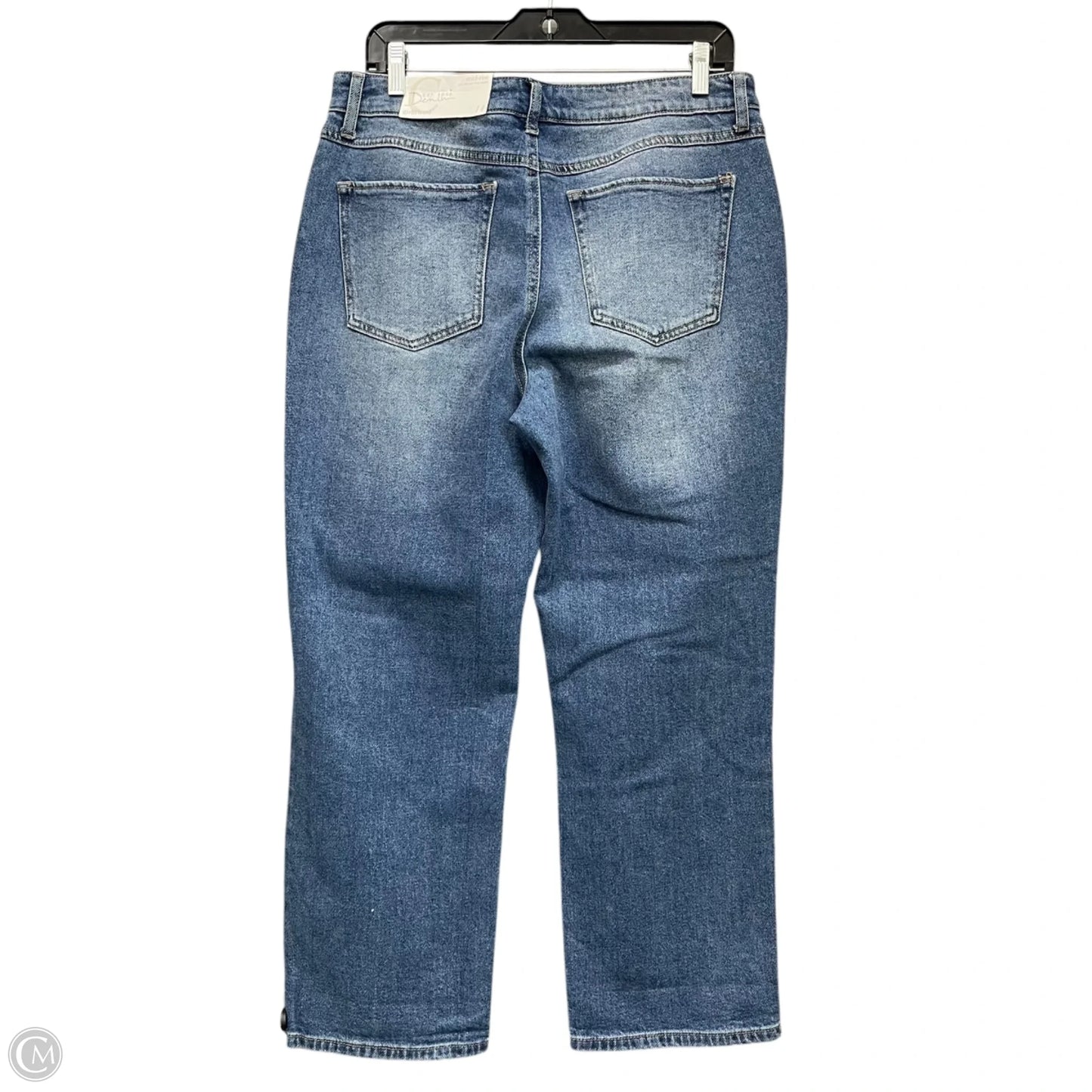 Jeans Straight By Cato In Blue Denim, Size: 14
