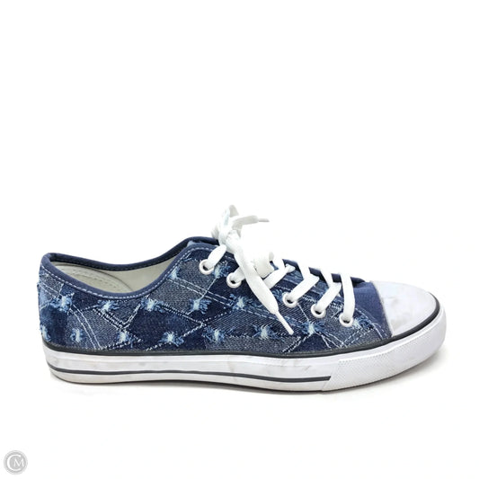 Shoes Sneakers By Just Be In Blue, Size: 9