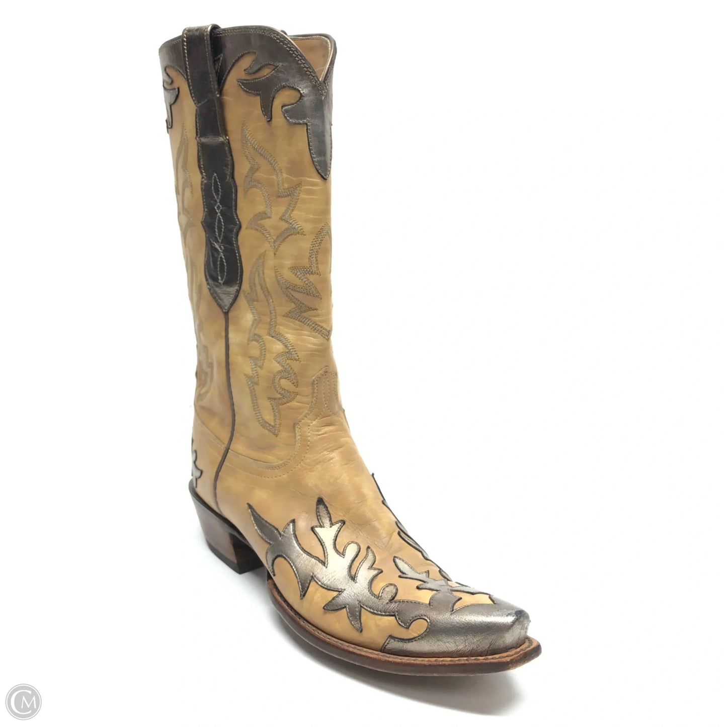 Boots Western By Lucchese In Beige, Size: 8.5