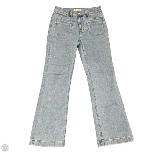 Jeans Straight By Madewell In Blue Denim, Size: 4