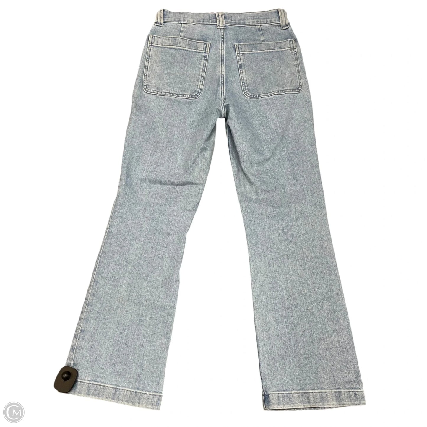 Jeans Straight By Madewell In Blue Denim, Size: 4