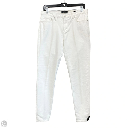 Jeans Skinny By Banana Republic In White, Size: 6