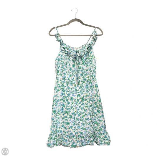 Dress Casual Short By Molly Bracken In Blue & Green, Size: Xs
