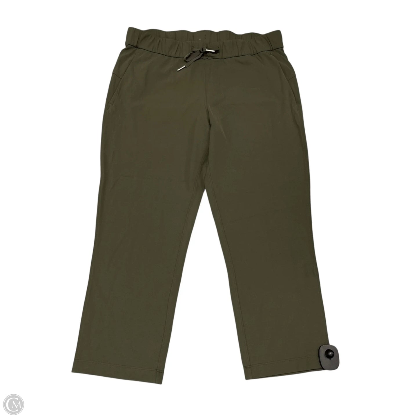 Athletic Capris By Lululemon In Green, Size: 8