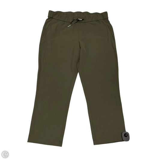 Athletic Capris By Lululemon In Green, Size: 8