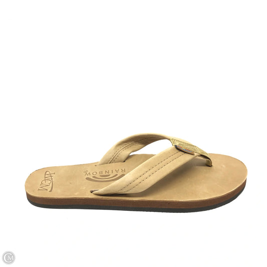 Sandals Flip Flops By Cmc In Brown, Size: 8