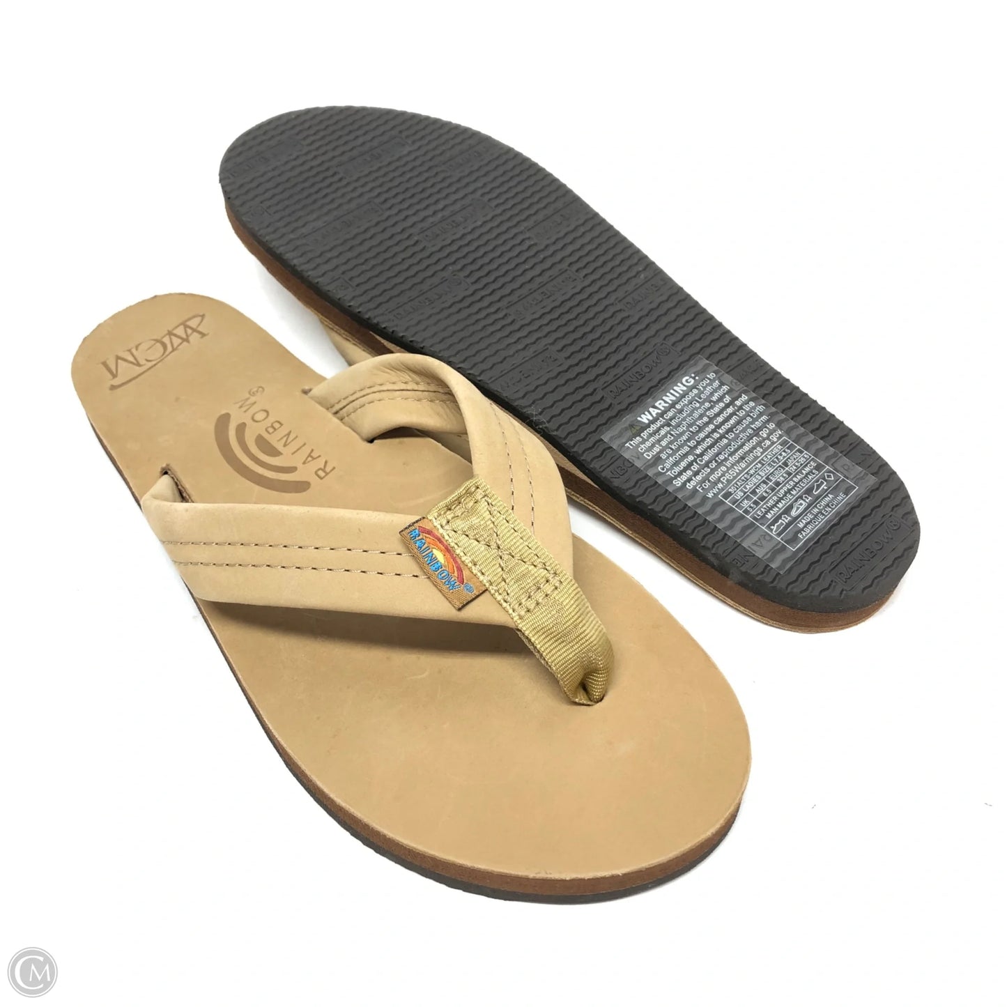 Sandals Flip Flops By Cmc In Brown, Size: 8