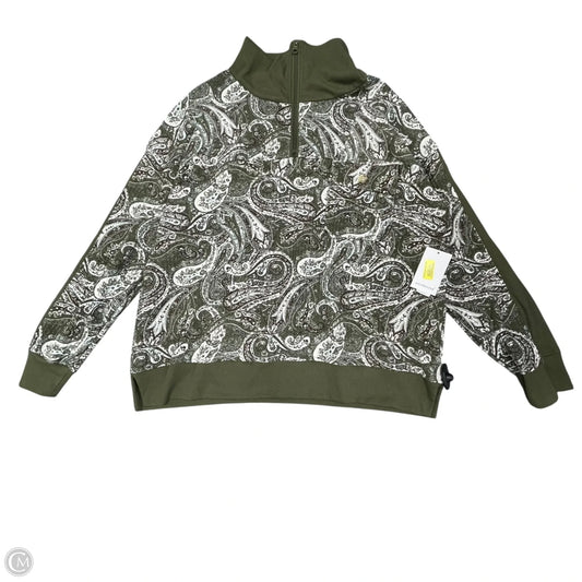 Sweatshirt Crewneck By West Bound In Green, Size: Xl