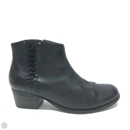 Boots Ankle Heels By Clarks In Black, Size: 11