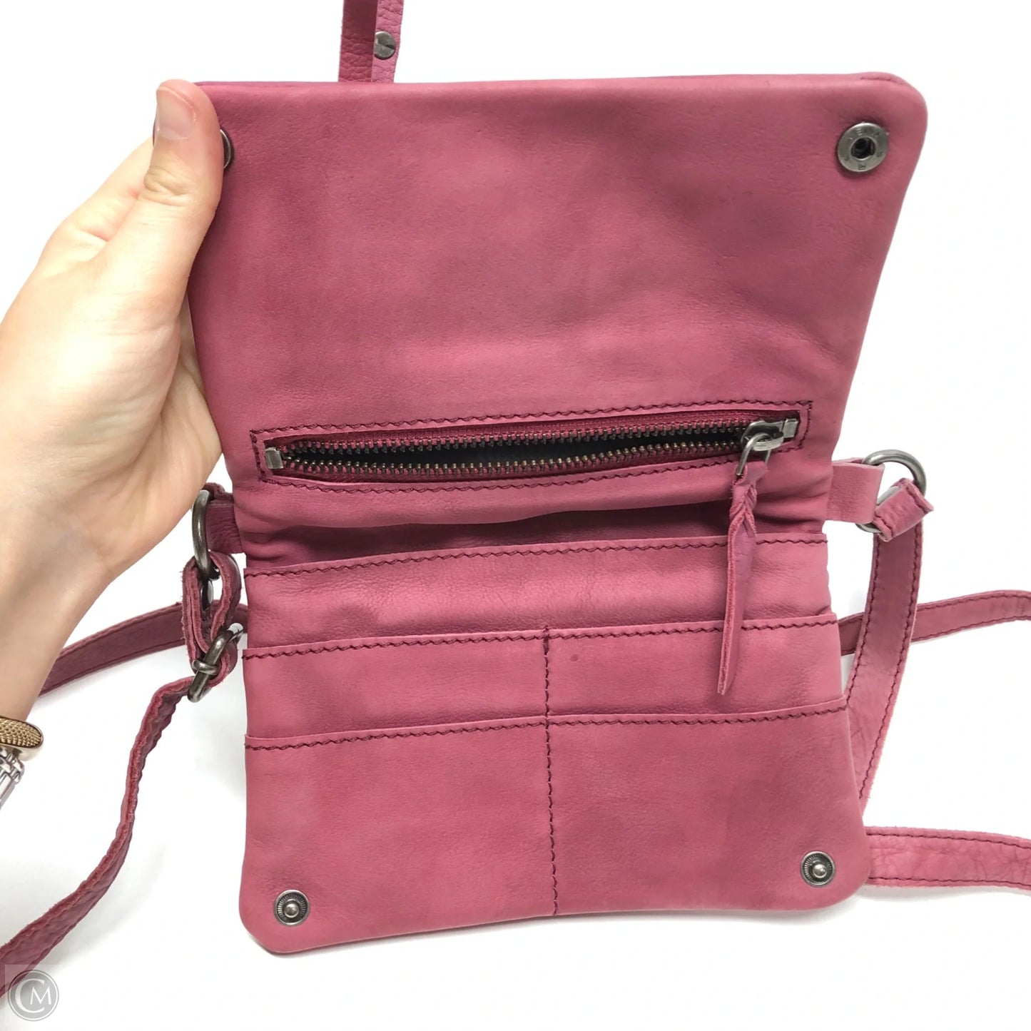 Crossbody Leather By Cmc, Size: Small
