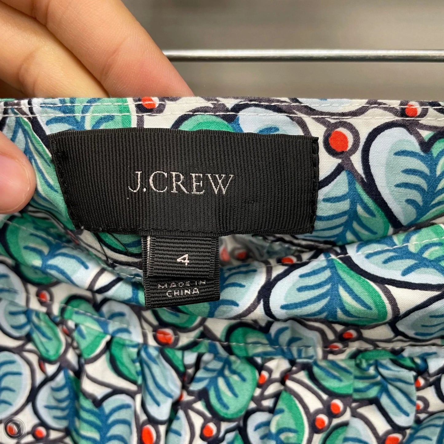Skirt Mini & Short By J. Crew In Blue & Green, Size: 4