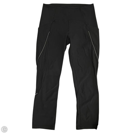 Athletic Capris By Lululemon In Black, Size: 4