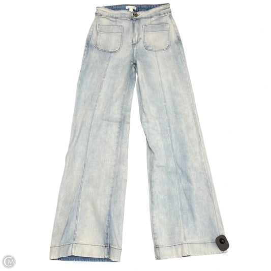Jeans Wide Leg By Lc Lauren Conrad In Blue Denim, Size: 6