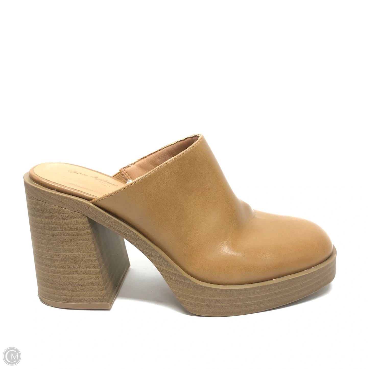 Shoes Heels Block By Universal Thread In Beige, Size: 7