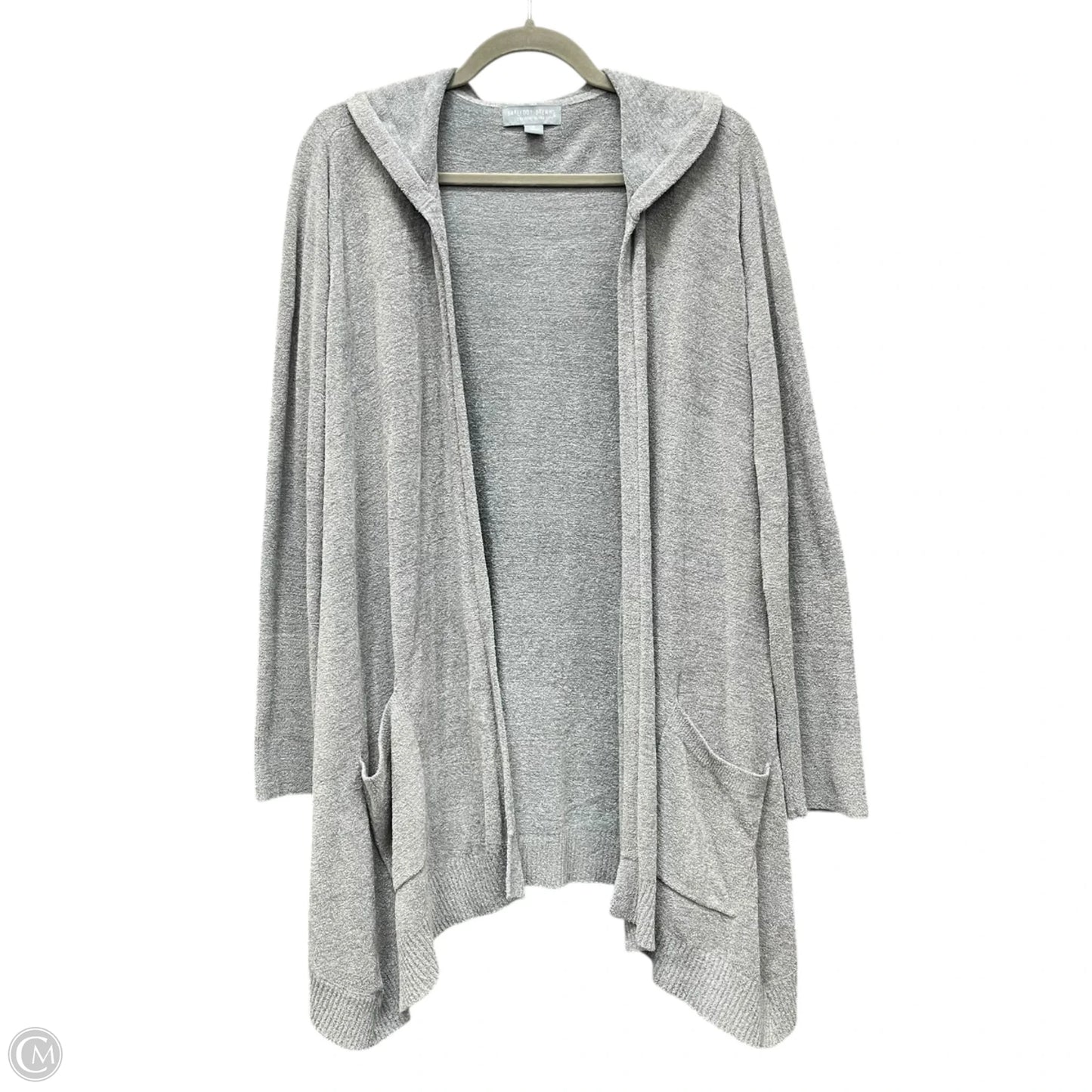 Sweater Cardigan By Barefoot Dreams In Grey, Size: M