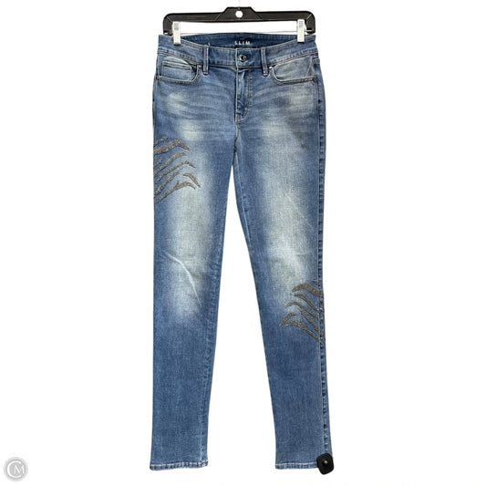 Jeans Skinny By White House Black Market In Blue Denim, Size: 4