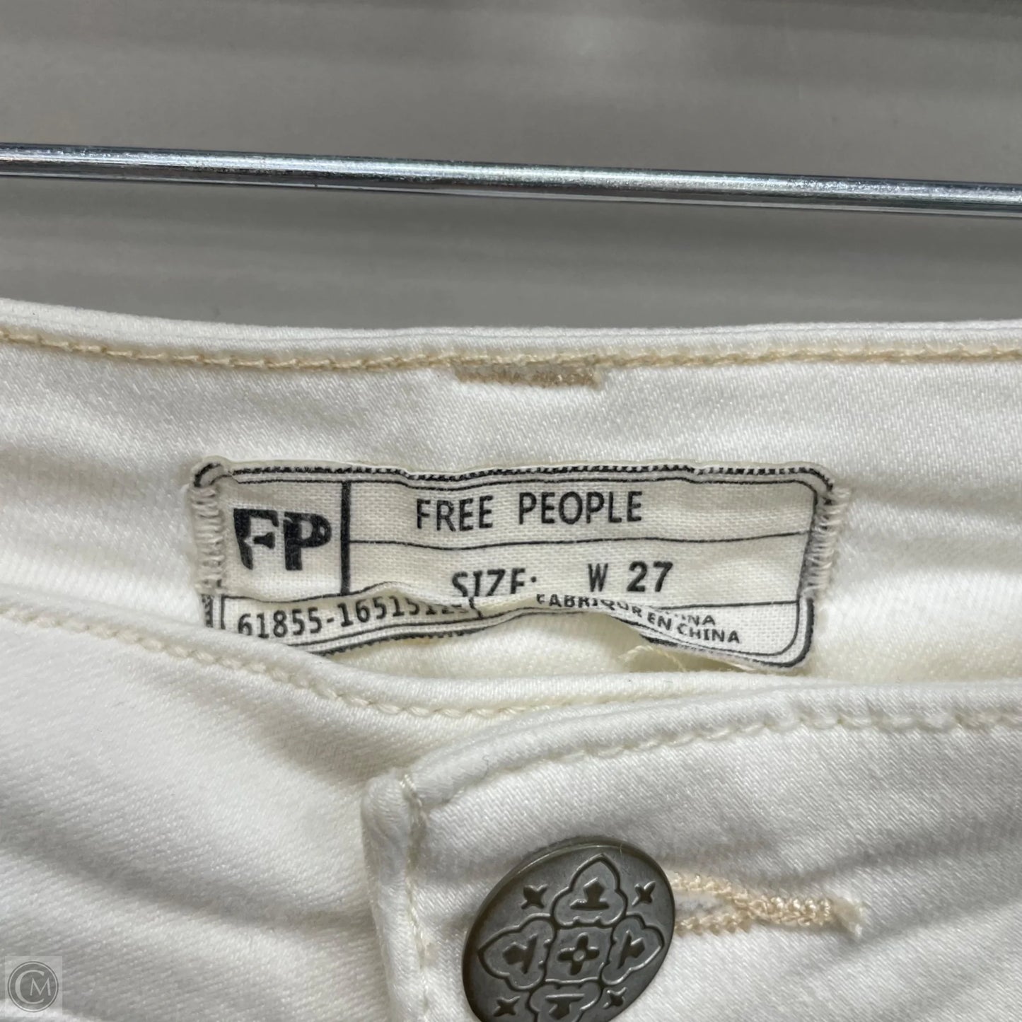 Jeans Jeggings By Free People In Ivory, Size: 4