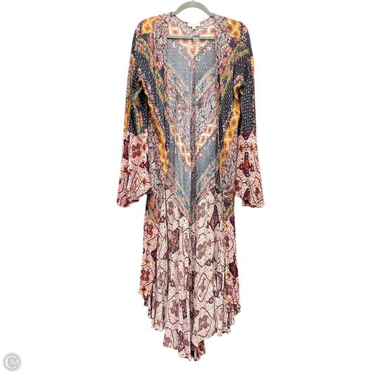 Swimwear Cover-up By Umgee In Blue & Pink, Size: M