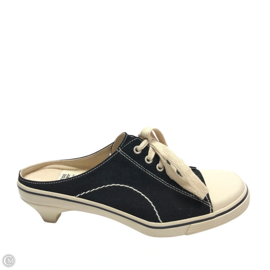 Shoes Heels Kitten By Chinese Laundry In Black & Cream, Size: 8