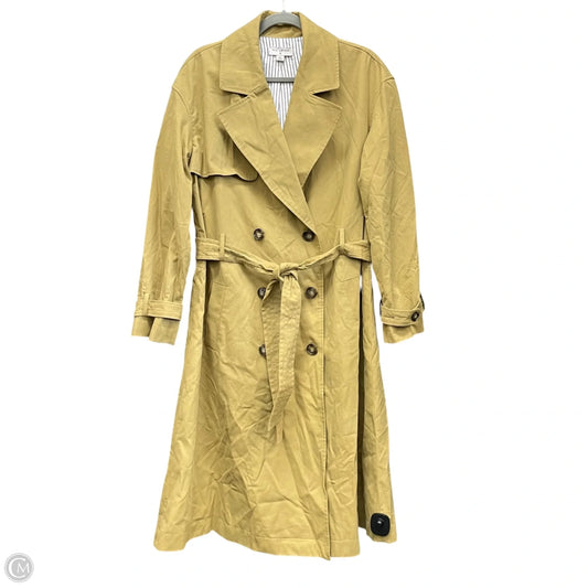Coat Trench Coat By Target-designer In Brown, Size: M