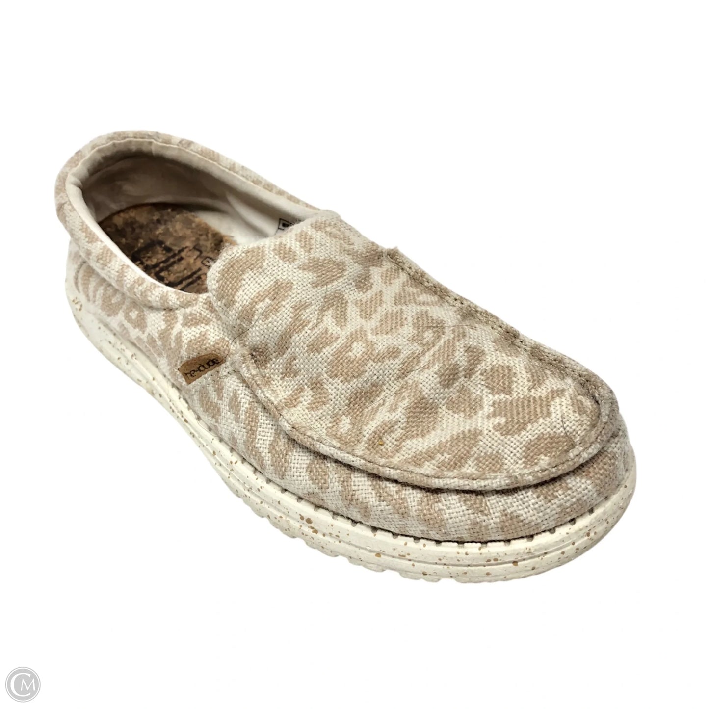 Shoes Flats By Hey Dude In Animal Print, Size: 8