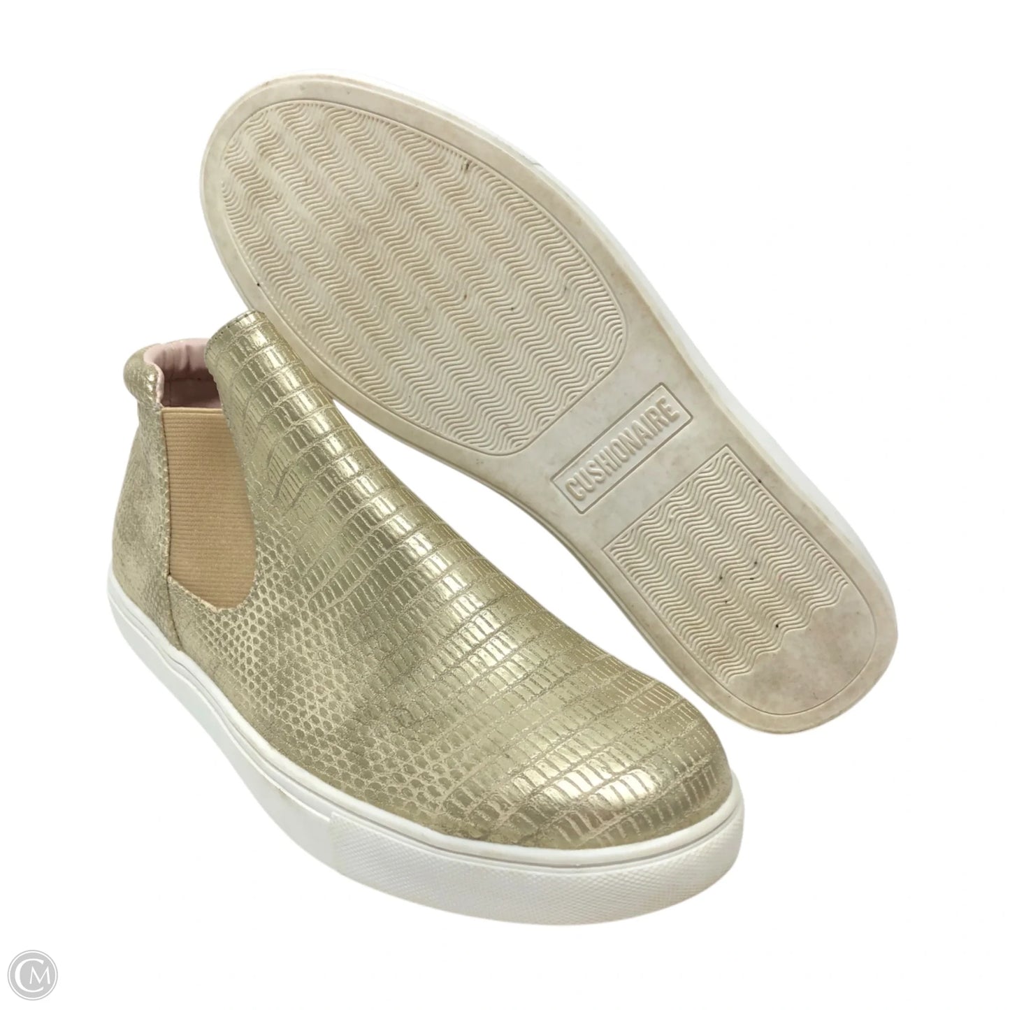 Shoes Flats By Cushionaire In Gold, Size: 8