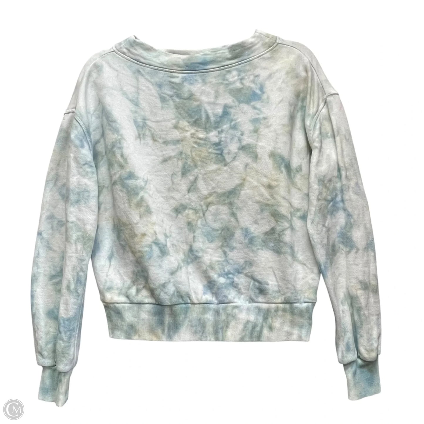 Sweatshirt Crewneck By Pilcro In Blue & Green, Size: S