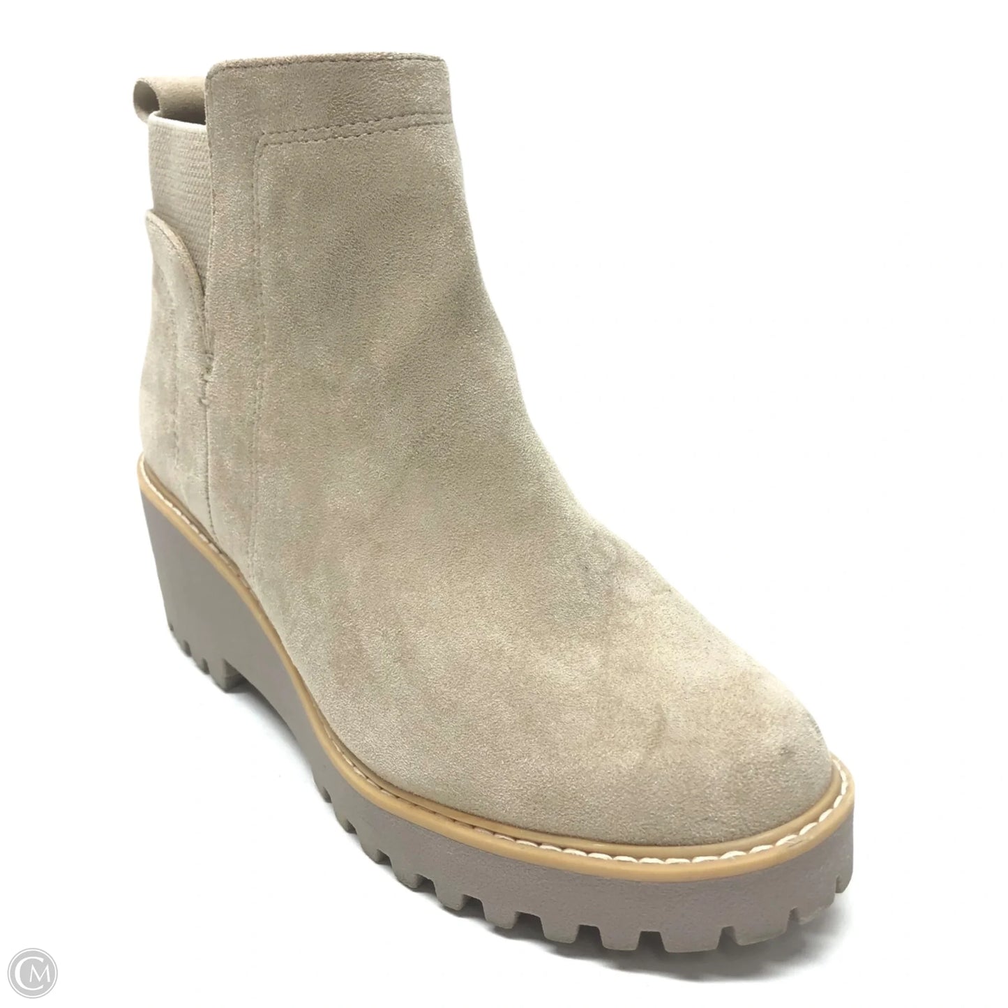 Boots Ankle Heels By Dolce Vita In Beige, Size: 8.5