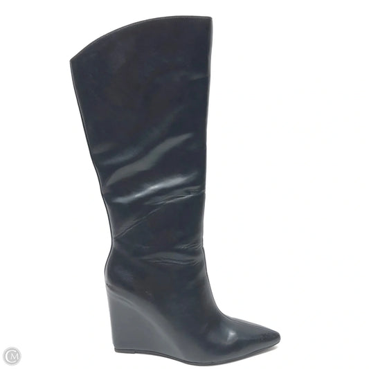 Boots Knee Heels By Inc In Black, Size: 8